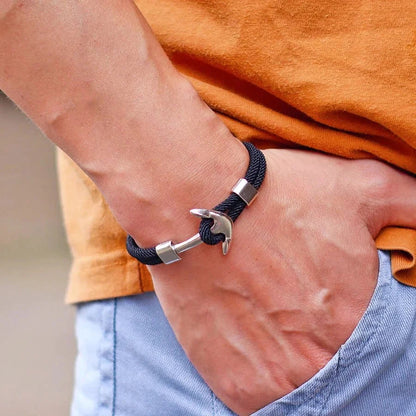 Anchor Milan Rope Bracelet For Men